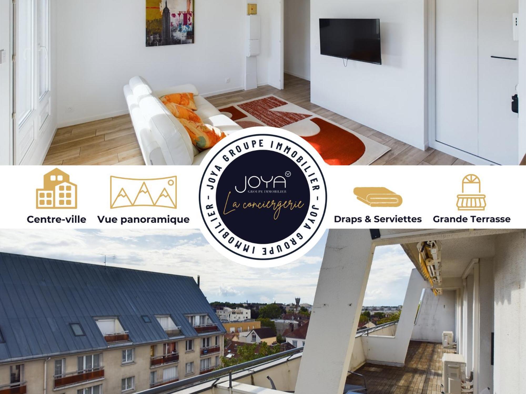 Ferienwohnung Le Panorama Premium - Superbe Vue Troyes Exterior foto